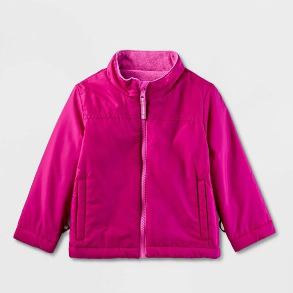 Cat & Jack - Toddler 3-in-1 Snowplay Jacket - Cat & Jack Magenta - Picture 4 of 4
